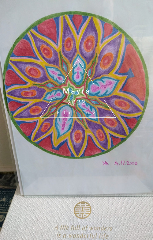 Mandala meditace obrázek