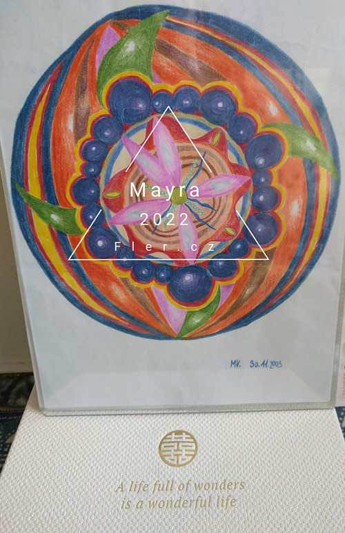 Mandala meditace obrázek