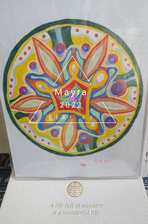 Mandala meditace obrázek