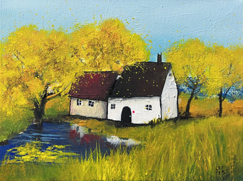U rybníčku - 24x18cm — foto 1