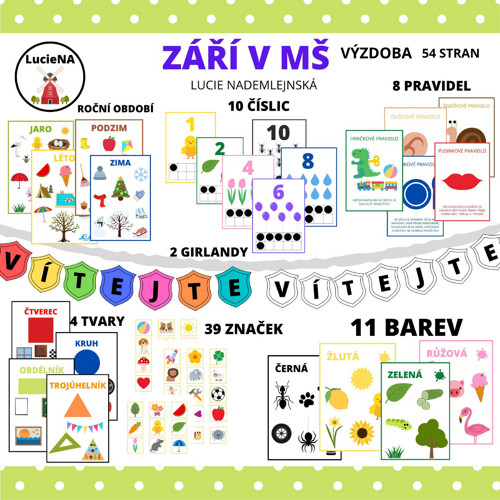 ZÁŘÍ V MŠ (výzdoba)