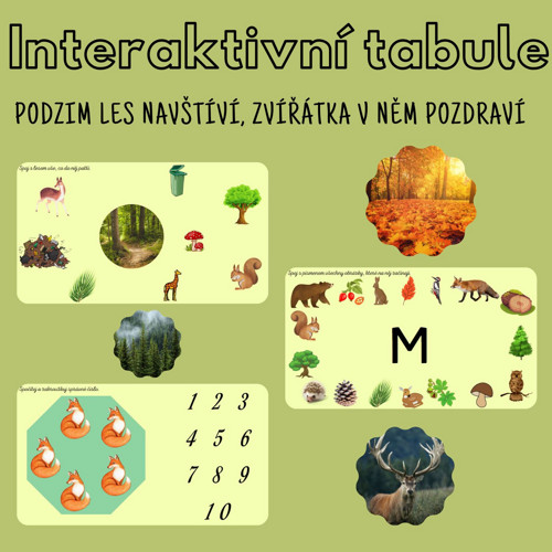 Podzim les navštíví, zvířátka v něm pozdraví