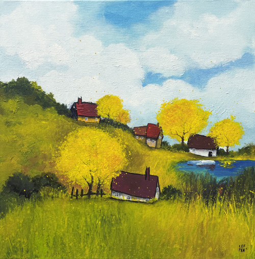 U rybníčku - 30x30cm — foto 1