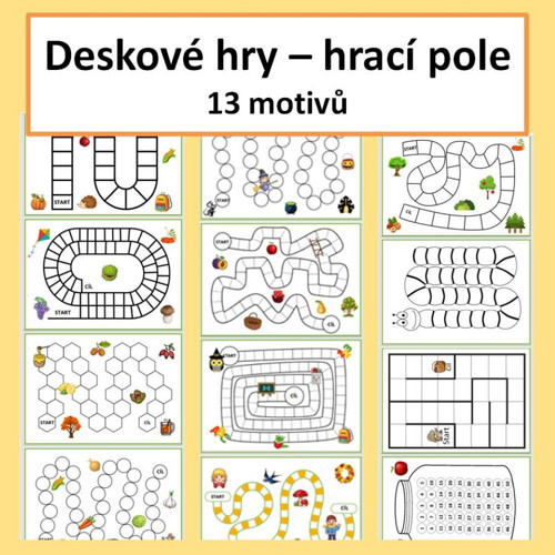 Deskové hry - hrací pole (el. soubor)