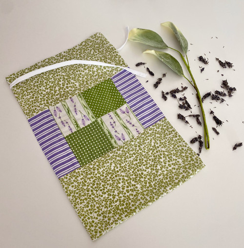 Sáček na bylinky - LEVANDULE patchwork
