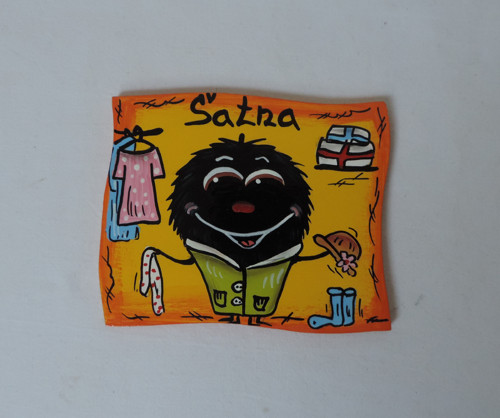 Cedulka na dveře-šatna-pavouček