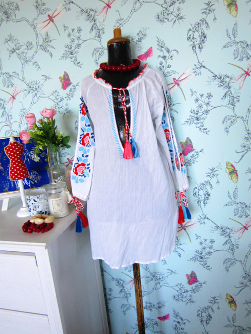 Tunika boho vyšívaná — foto 1