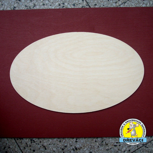 Výřez na přání - OVÁL ...30 x 18 cm KV0187 B