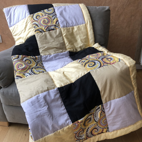 Spirály - patchworková deka — foto 1
