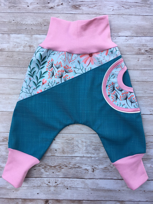Softshellové reflexní baggy (turky) - louka