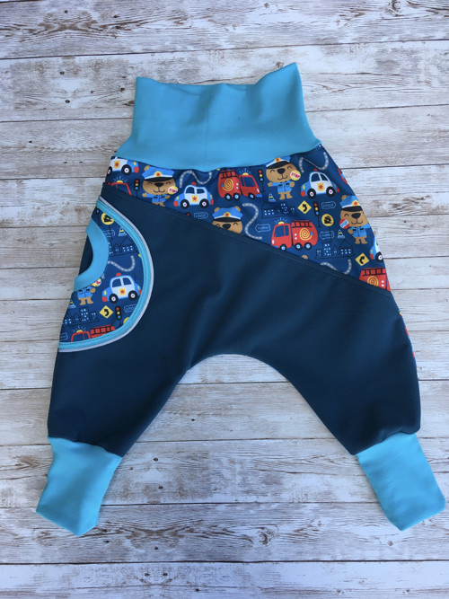Softshellové reflexní baggy (turky) - policie