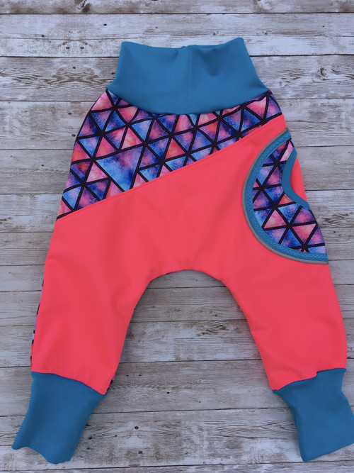 Softshellové reflexní baggy (turky) - mandaly