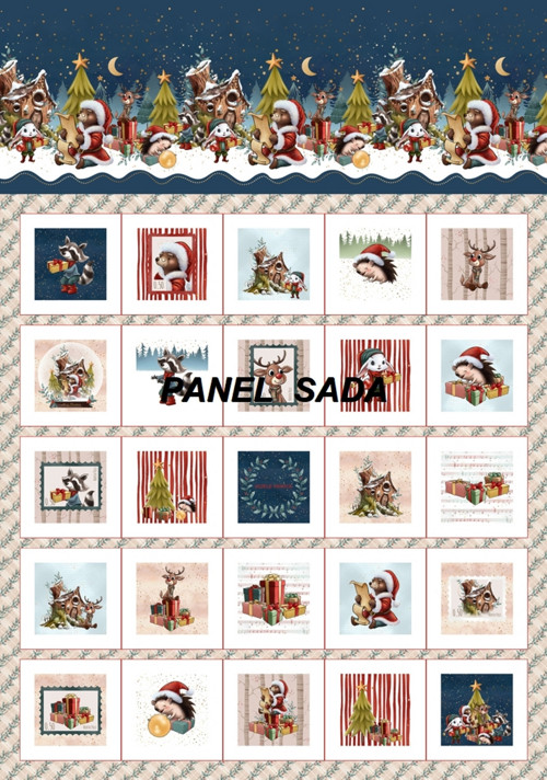 Bavlněný panel 40 x 60 cm — foto 1
