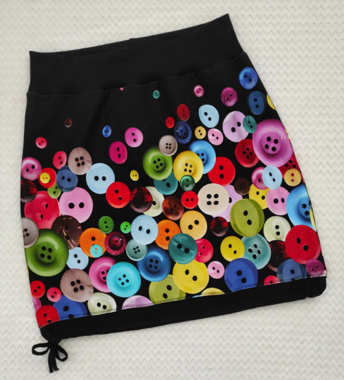 KNOFLÍKOVÁ stahovací, délka cca 47cm, vel.XS-2XL