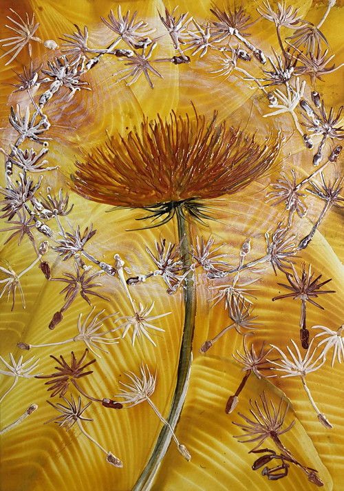 Enkaustika Až já budu velká 14,8 x 21 cm