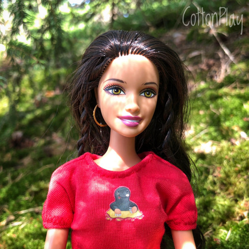 Barbie - tričko červené s krtečkem — foto 1