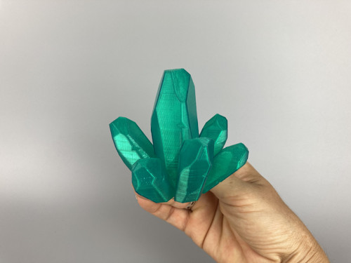 Krystal - výška 8 cmu, 3D tisk — foto 1