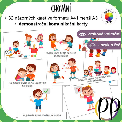 Chování - demonstrační karty (PDF)