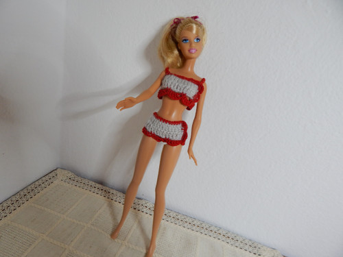 Barbie oblečky- body + kraťásky č.1