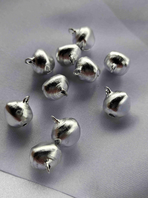 Rolničky 13x16 mm stříbrná