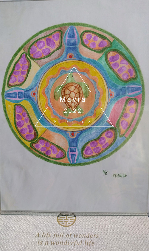 Mandala meditace obrázek
