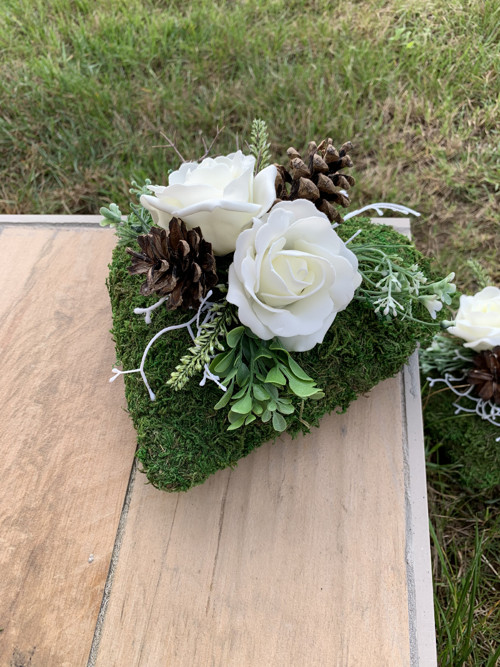 Dušičkové srdíčko 20cm — foto 1