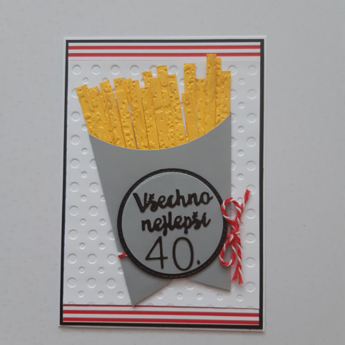 Hranolkové přání ke 40. narozeninám