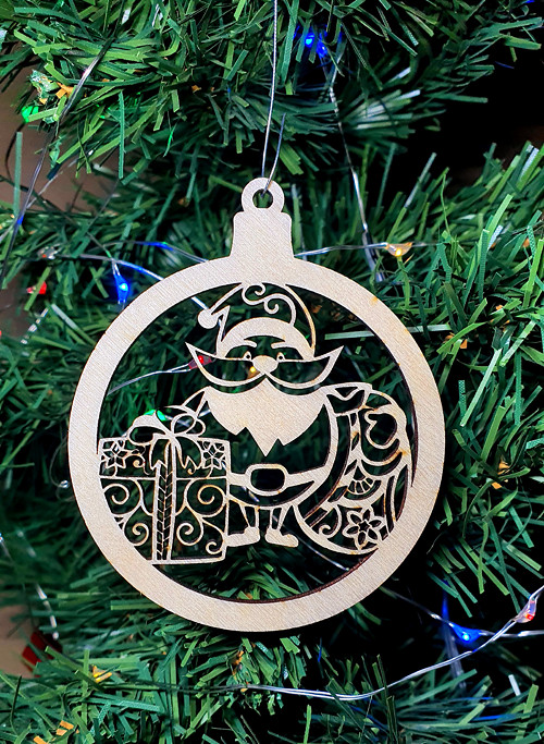 Vánoční ozdoba Santa