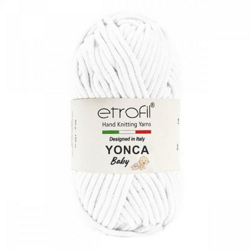 Příze YONCA Baby ~ 70136 ~ optik bílá — foto 1