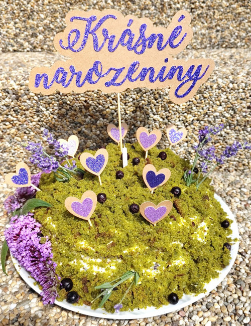 Dortový zápich - Krásné narozeniny