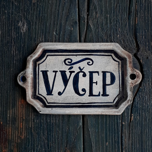 Výčep- keramická cedulka