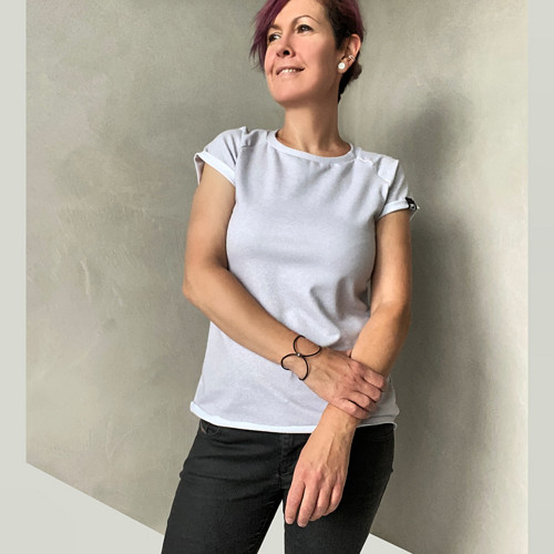 Minimalistický náramek černý — foto 1