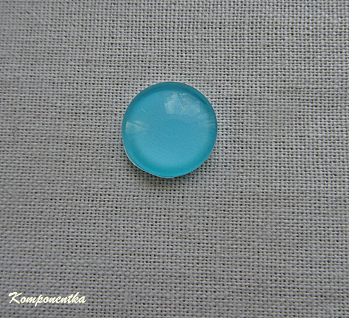 Skleněný kabošon 12mm 1kus