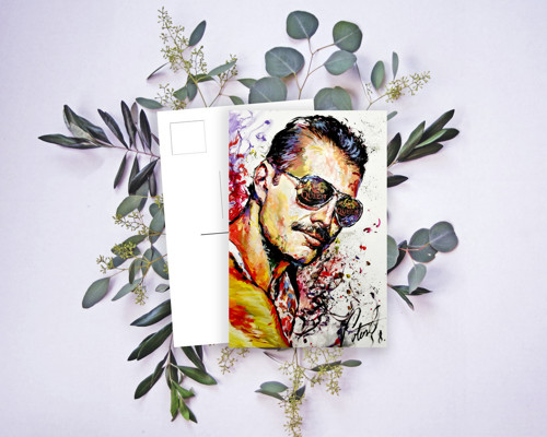 Velká pohlednice A5 - Freddie Mercury