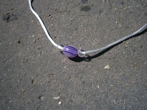 Purple Beads Necklace