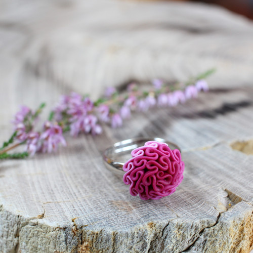 Prsten Dark pink — foto 1