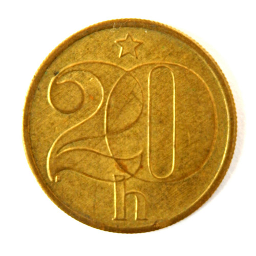 20 hal. 1984, oběhová mince, pěkný stav, viz foto