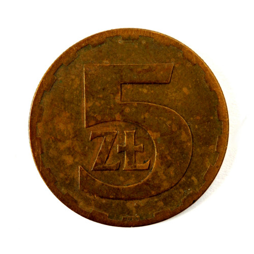 Mince 5 zl r. 1976, stav viz foto