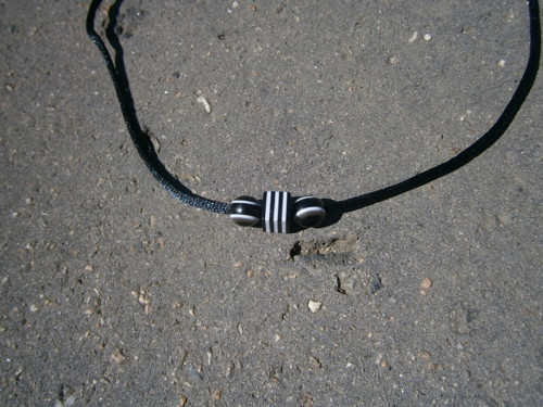 Black & White Beads Necklace