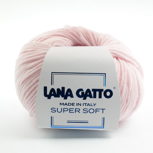 Lana Gatto vlna merino SUPER SOFT baby růžová