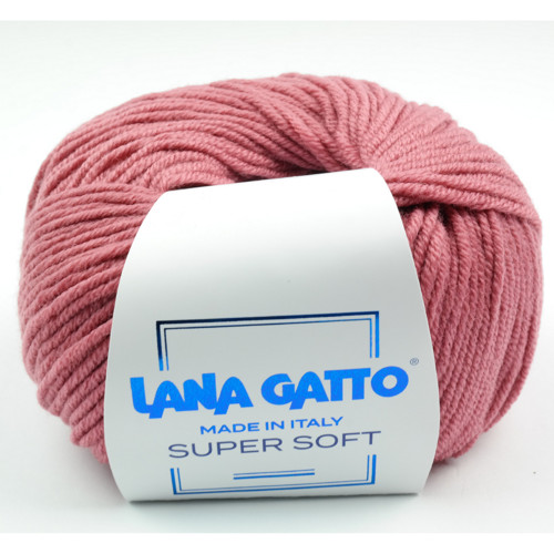 Lana Gatto vlna merino SUPER SOFT dusty rose