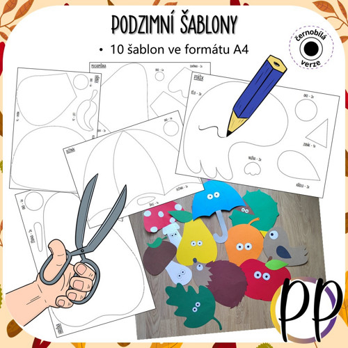 Podzimní šablony - výzdoba (PDF)
