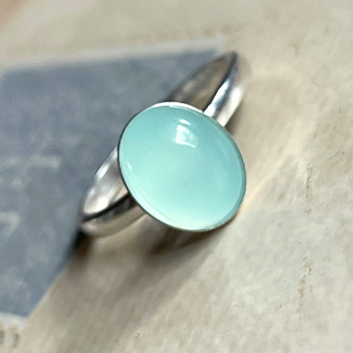 Stříbrný prsten AG925 s chalcedonem