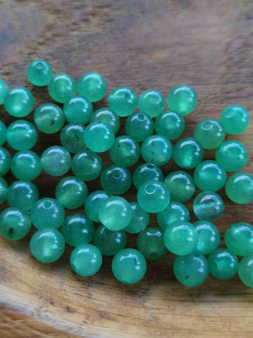 Minerální korálky Avanturín Ø6 mm