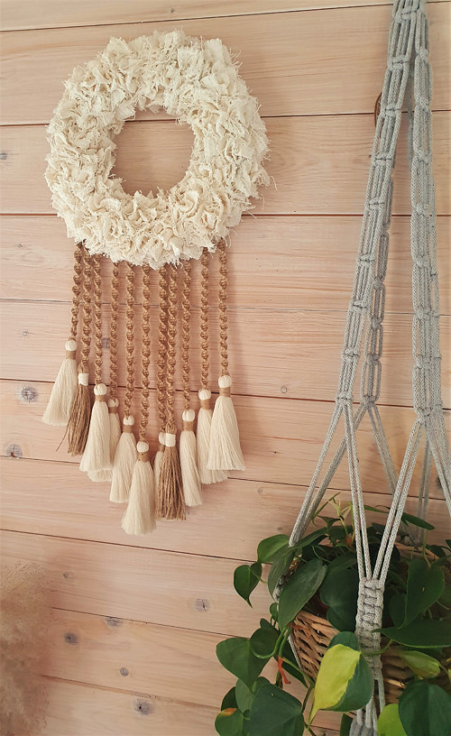 Věnec s macramé III. — foto 1