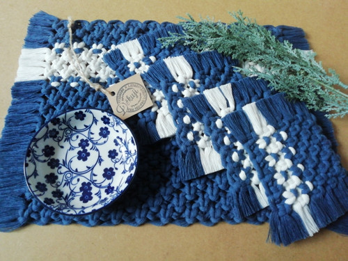 Macramé prostírání — foto 1