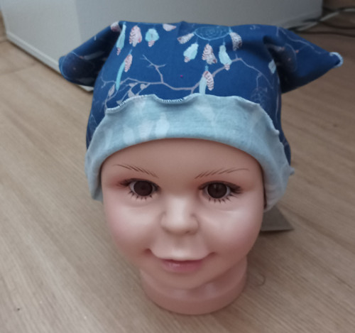 Dívčí šáteček modrý lapače snů vel 2