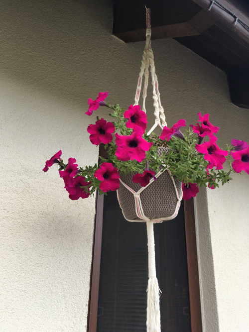 DIY kreativní sada + návod Závěs na květináč