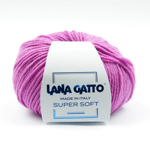 Lana Gatto vlna merino SUPER SOFT violet
