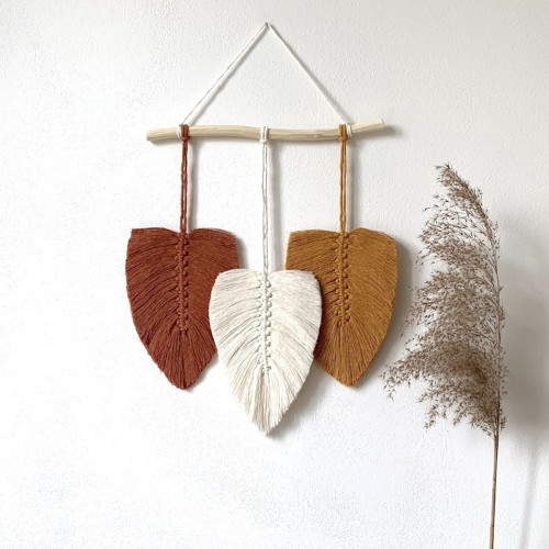 Macramé pírka — foto 1
